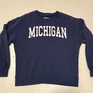 Michigan Navy Blue Women’s Sweater Size small